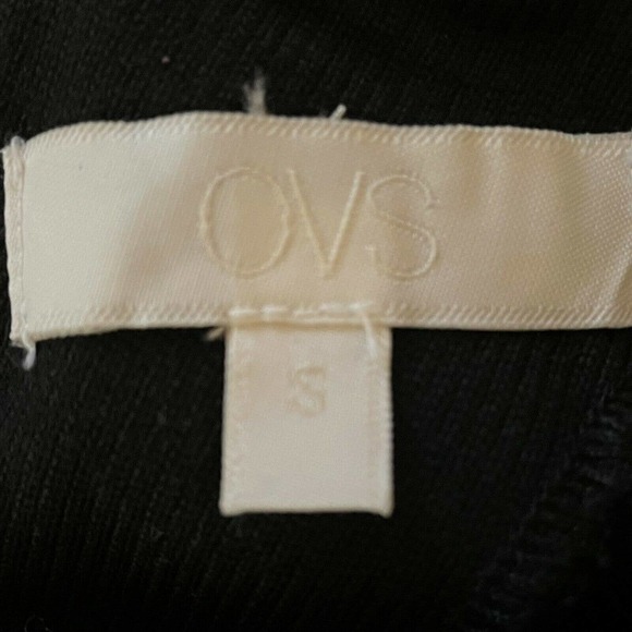 OVS Dress Black Short Sleeve Size Small Classic Mini Fit & Flare Party D… - Picture 5 of 8